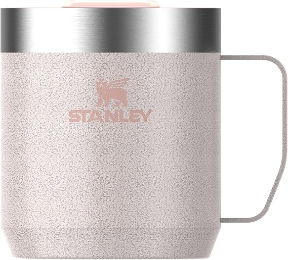 STANLEY Classic Legendary Termos Bardak 0.35 Litre - Hammertone Rose Quartz | Paslanmaz Çelik