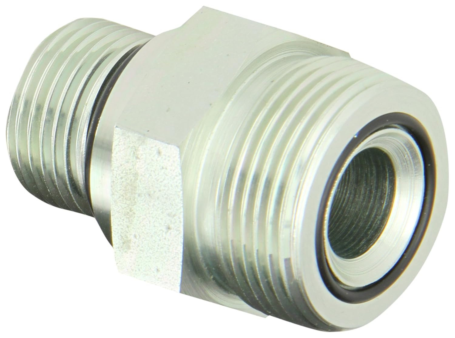 Eaton Aeroquip FF1852T1612S Steel Tube Fitting, Adapter, 1 Tube OD Face Seal Male x 34 O-Ring Boss Male