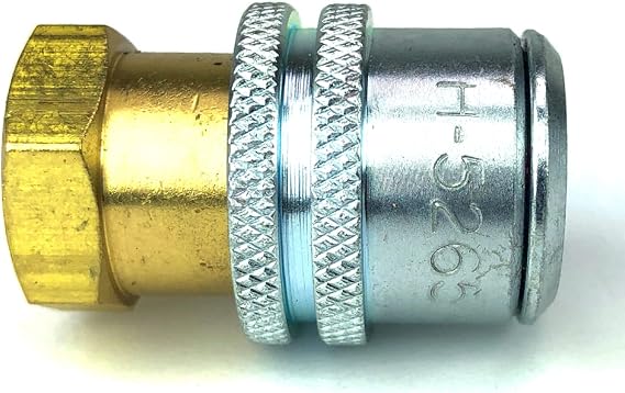 Haltec H-5265 Standard Bore Grip Lock On Open Flow Air Chuck Rated for 0-300 psi, 1/4 NPT Fitting