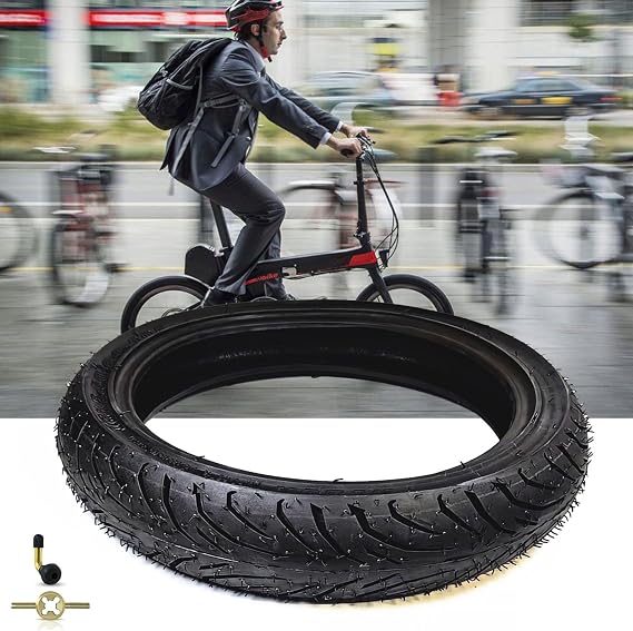 16x2.50 Scooter Tubeless Tires | 16x2.5 64-305 Heavy Duty Tire for Electric Bike | 16 x 2.50 Heavy Duty Tubeless Tires Thickened Tires for ebike(1 Piece)