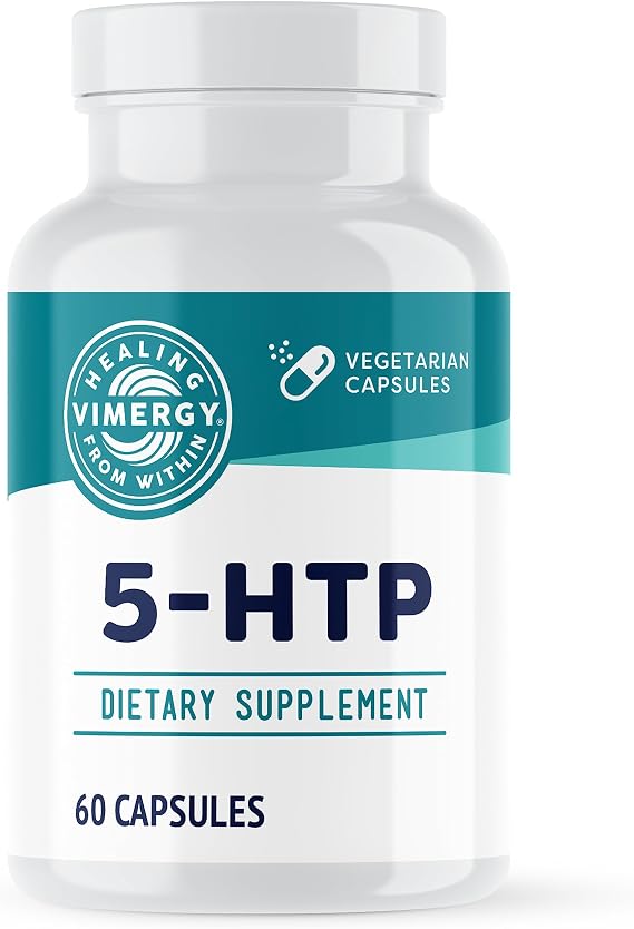 Vimergy 5-HTP for Healthy Sleep, 150mg Per Serving, Vegan Capsules