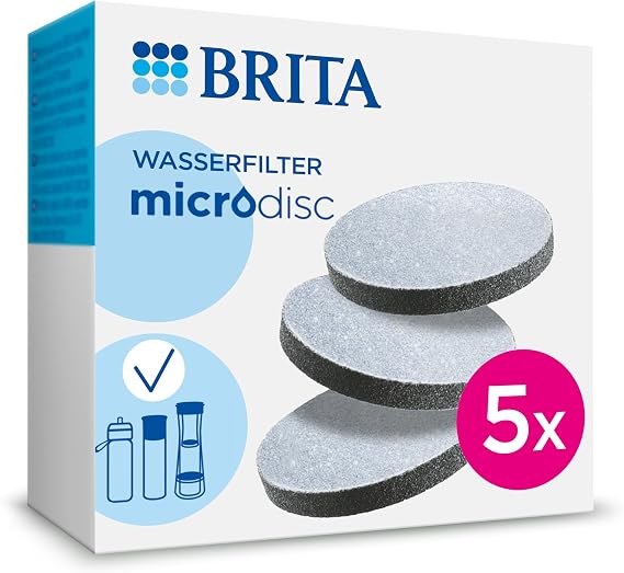BRITA MicroDisc Ersatzfilter für Wasserfilter-Flaschen 5er-Pack