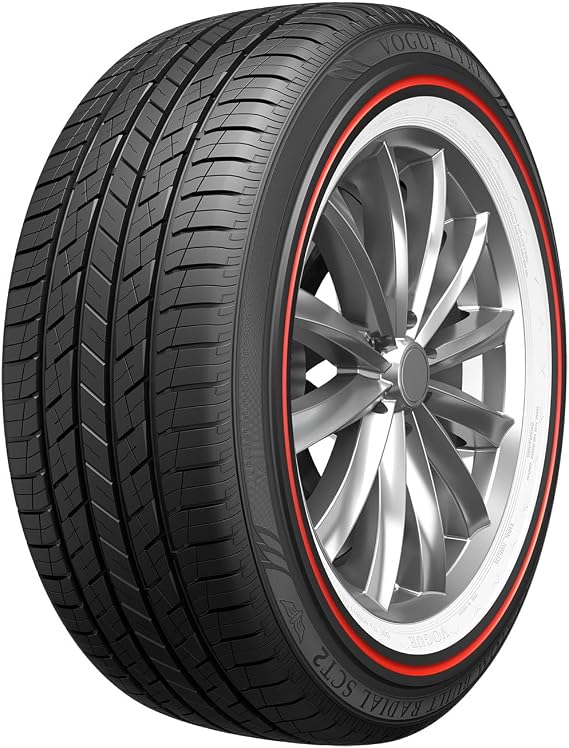 Vogue Custom Built Radial SCT2 Red Stripe All Season 285/45R22 114H XL Passenger Tire