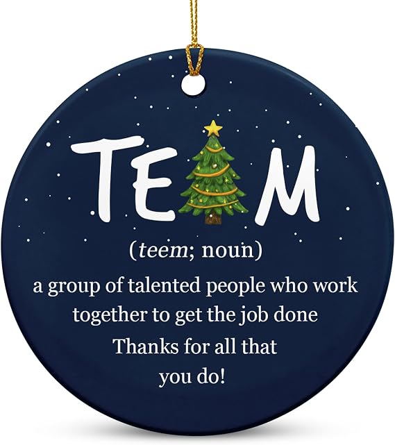 GAUDORA for Coworkers - Ceramic Ornament, Team Gift 2026