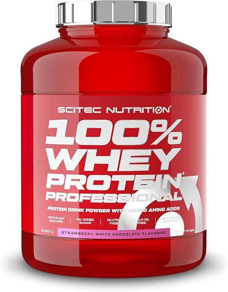 Scitec Nutrition Protein 100% Whey Protein Professional 2350 g Strawberry White Chocolate