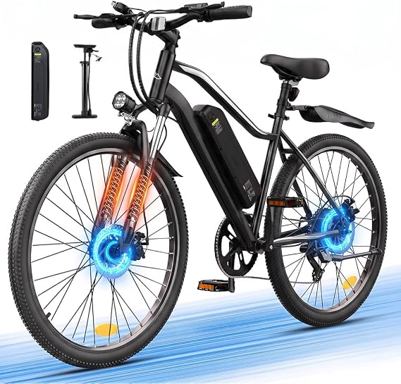 Electric Bike for Adults, 1500W /1000W Peak Motor 14" & 26" Ebike