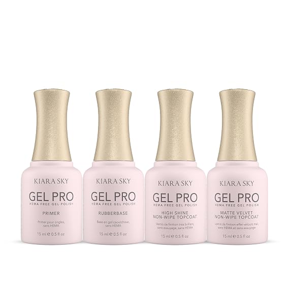 KIARA SKY Gel Pro HEMA-FREE, Step 1-4 Gel Essential Bundle