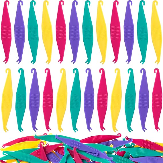 HINZIC 50pcs Orthodontic Rubber Bands Tool for Braces, Colorful