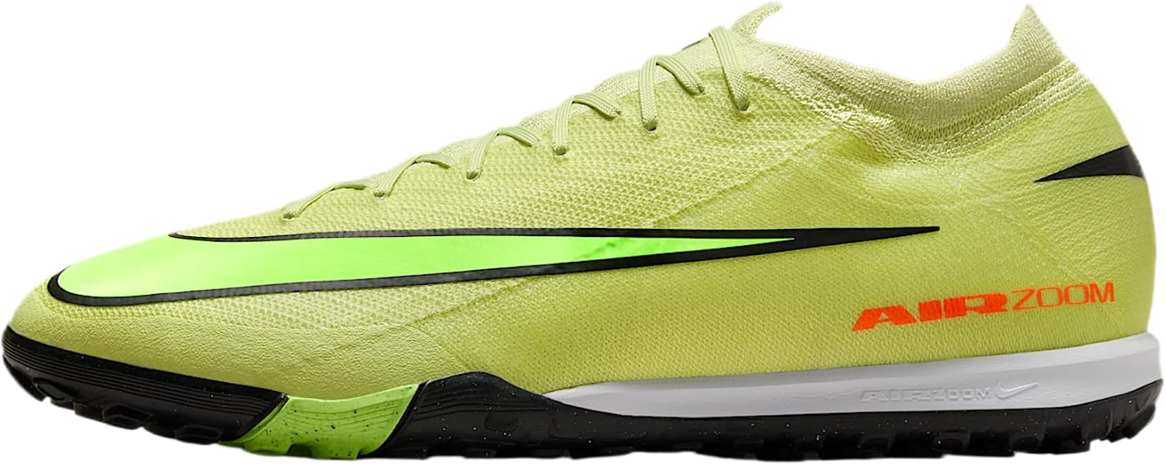 Nike Mercurial Vapor 16 Pro Turf Low-Top Soccer Shoes (Limelight/Hyper Crimson/Volt) Size 7