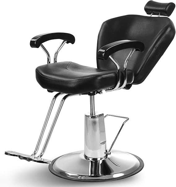 Artist hand Professional Barber Chair, Hydraulic Reclining Salon Chair