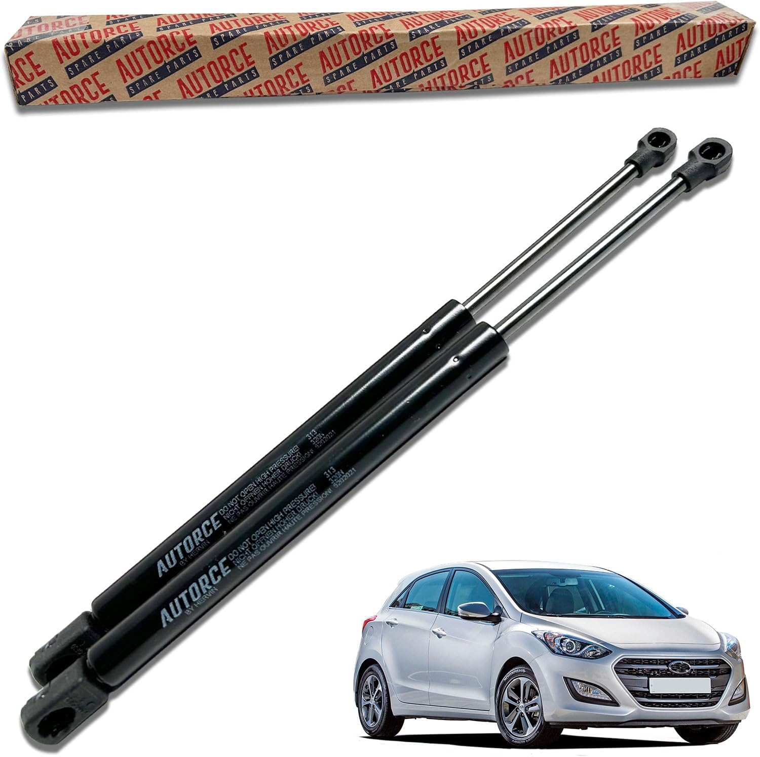 2 Pcs Rear Tailgate Boot Gas Struts Intended For HYUNDAI i30 MK2 Hatchback, Coupe (2011 - Onwards) Lift Support Shock Absorber System 355 (N) 505 MM 81770A6000, 81780A6000