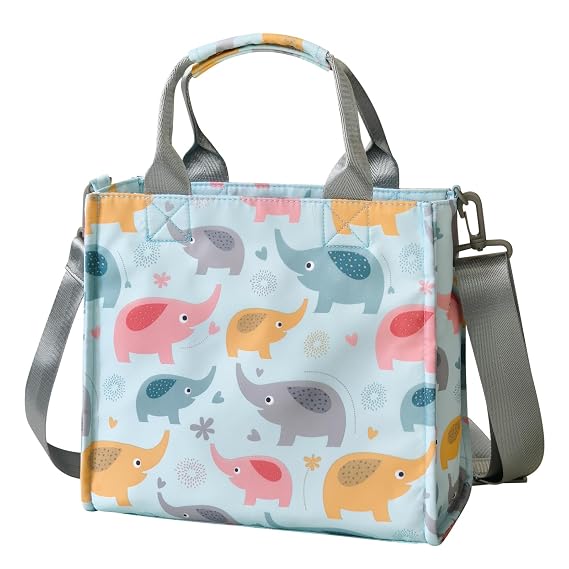 Small Diaper Bag Tote Travel Baby Bag with Insulated Pocket