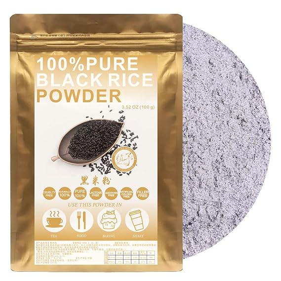 100% Natural Black Rice Powder , 100g/3.52oz