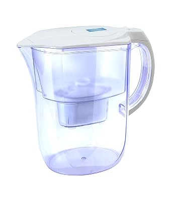 EHM Ultra Premium Alkaline Water Pitcher- 3.8L, Activated Carbon Filter- Healthy, Clean, Toxin-Free Mineralized Pure Water in Minutes 2024 Model White