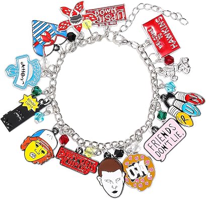AICase for Stranger Merch Thing Gifts Toys Inspired Bracelets Demogorgon Shirt Poster Stickers Things Friends Don't Lie Merchandise Jewelry Gifts for Fans Birthday