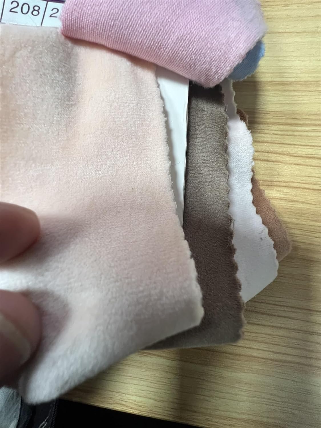 Fabric for Dresses and Skirts New 45 Colors Mochi Minky 1mm Pile Super Stretch 5% Spandex Mochi Soft Short Plush Fabric for Toys Fursuit Paw Mochi Fabric Fabric for Wedding Dress, Sewing, Crafts Col
