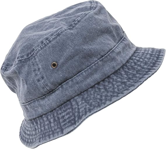 Washed Hats-Beige W12S41E, Navy Medium/Large