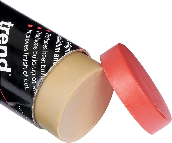 Trend Lubricant Wax Stick, 342g, Extend Sawblade Life, Ideal for Aluminium Cutting, TRENDIWAX