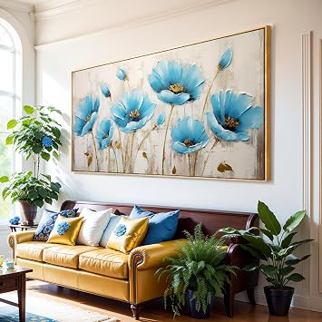 Wall Art Tree of Life Large Landscape Canvas Artwork Picture Modern Canvas Painting Artwork Canvas Prints Wall Decoration for Living Room Bedroom Office Home Wall Decor Framed Ready to Hang 24x48