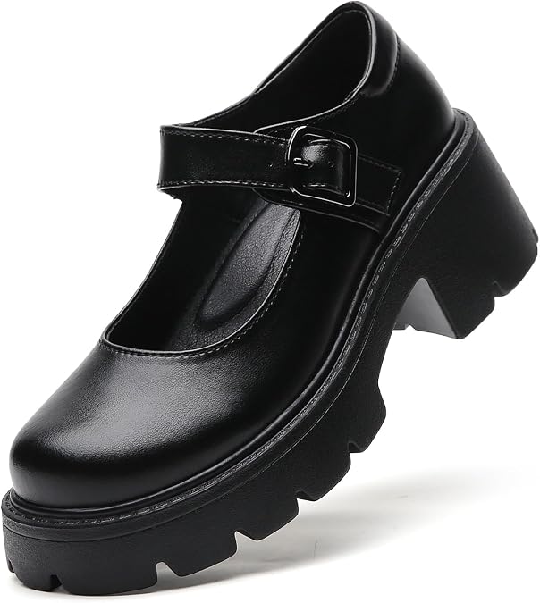 Platform Mary Jane Shoes Women Platform Mary Janes Womens Chunky Heels