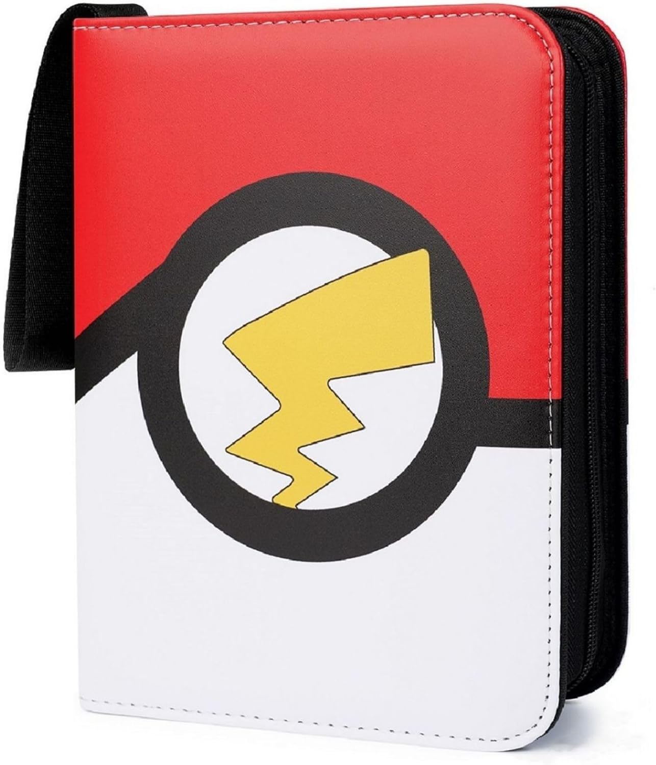 Card Binder for Pokemon, 4 Pocket Trading Card Holder Book with 60 Removable Sleeves, Card Folder 480 Cards Capacity