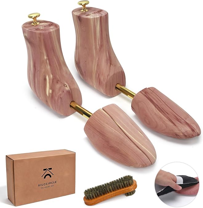 Cedar Boot Tree, Adjustable Wooden Stretcher