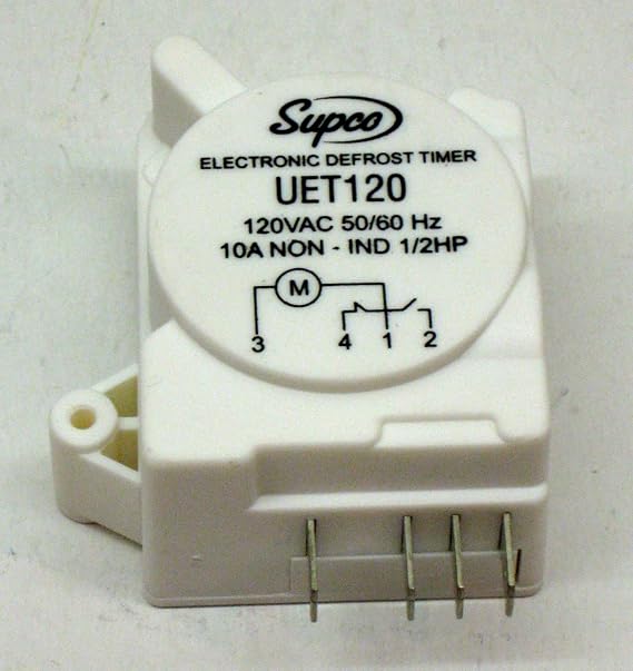 UET120 120 Volt Electronic -for SUPCO Refrigerator Defrost Timer Control Universal