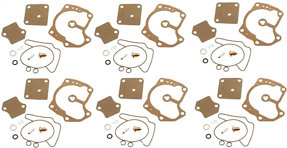 Johnson Evinrude 6 Pack Carburetor Carb Rebuild Kit V6 Looper 250 275 300 HP