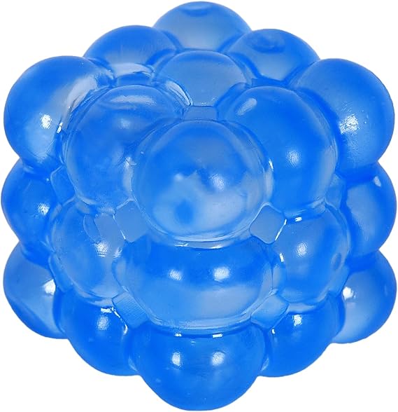 Squishy Cube Squishy Fidget Toy, Standard Size 1.96 in Stress Ball for Adults and Kids, Puffwize Soft Textured Sensory Toy with Irregular Shape for Anxiety Relief and Improving Focus(Blue)