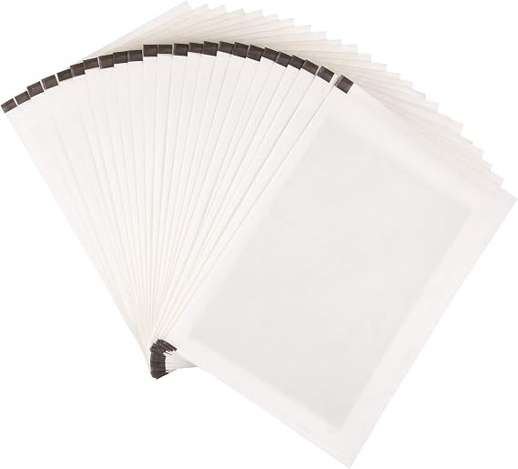 Amazon Basics Micro Cut Shredder Sharpening & Lubricant Sheets - Pack of 24, White