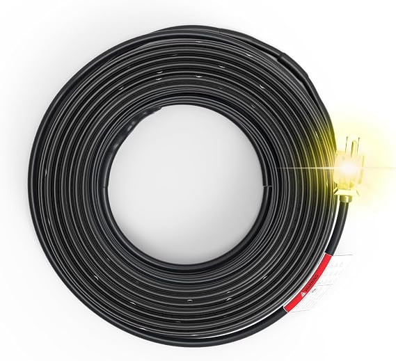 HEATIT PLSR 6FT Self-Regulating Heating Cable, Pipe Freeze & Roof Snow Melt | High-performance, 10W/ft power, pipe freeze protection, roof snow melting, commercial & industrial use, premium quality