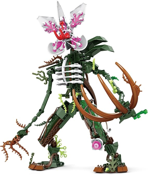 KAZI Monster Building Toy Set,Plant Monsters Toys for Adults Boys and Girls,Buildable Horror Sets for TV Fans,Home Decorations Party Favors,Play and Display Monster Model,Easter Gifts