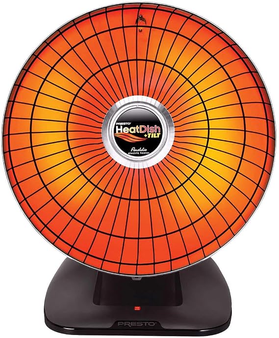 Presto Heat Dish Plus Parabolic Electric Heater