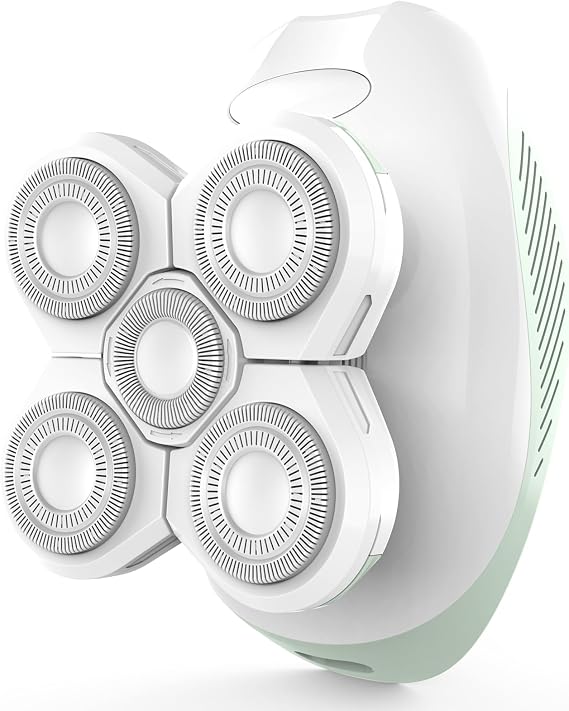 Electric Razors for Women, Anti-Slip Electric Rotary Shaver for Women Legs,