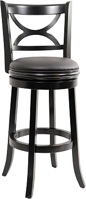 Boraam Florence Swivel Bar Stool - Distressed Black