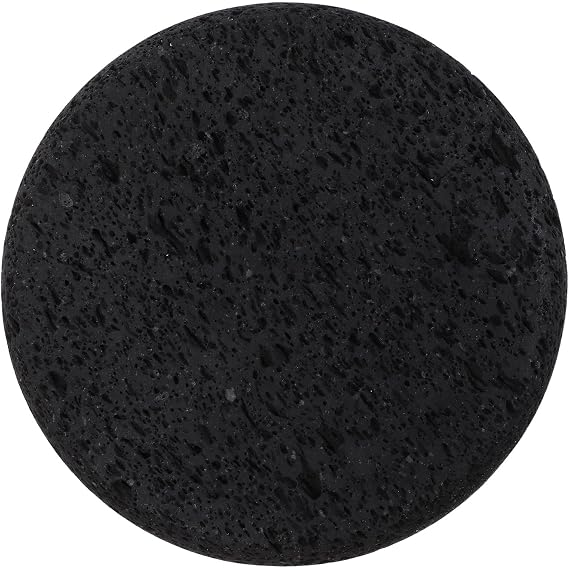SHOWERORO Volcanic Stone Barbecue Slab Lava Cooking Rock Steak Plate for Grilling Pizza Fish Vegetables at Home