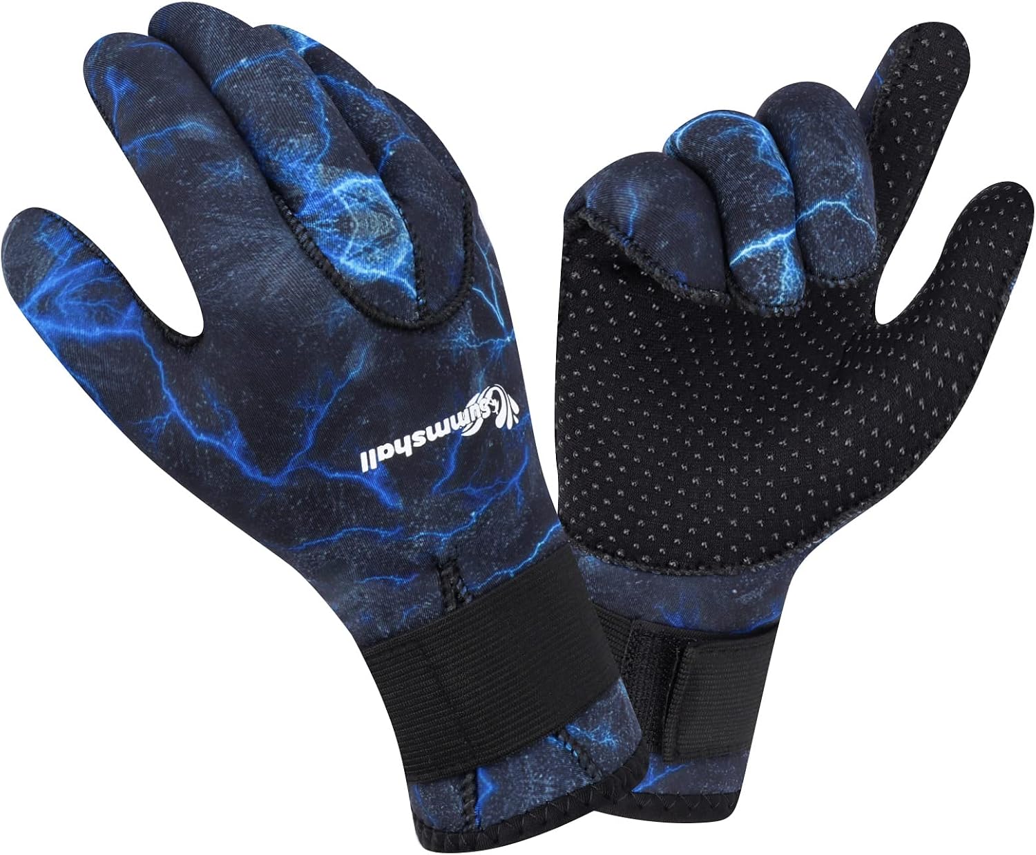 Water Resistant Diving Gloves 3mm Neoprene for Men Women Scuba Diving Gloves Thermal Non-Slip Gloves for Boating Surfing Water Sports Spear Fishing Snorkeling