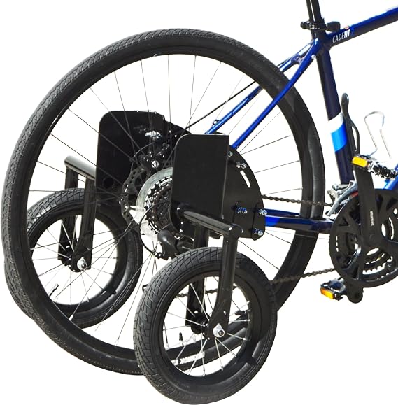 Lumintrail Adult Training Wheels for 24, 26 29 Inch Bike - 12 inch Heavy Duty, Adjustable Bicycle Training Wheels for Stabilization and Safe Learning