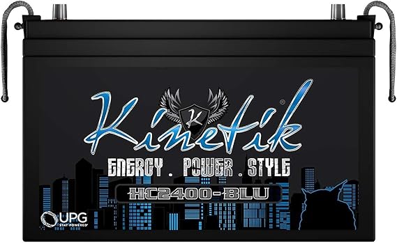 Kinetik HC2400-BLU 2400 Watt Power Cell Replacement Battery for Planet Audio BB2500.1, AC2500.1M