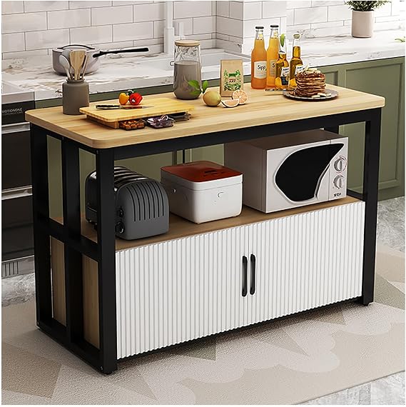Kitchen Island/Storage Cabinets, Pantry Cabinet, Multi-Tier Workbench, Large Storage Commercial Home Preparation Table for Kitchen,Coffee Bar, Garden(B,70x40cm/27.56x15.75in)