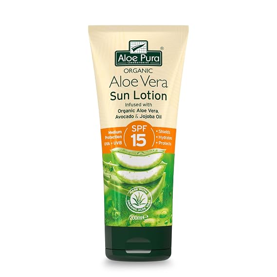Aloe Pura Aloe Vera Sun Lotion SPF 15 200 ml