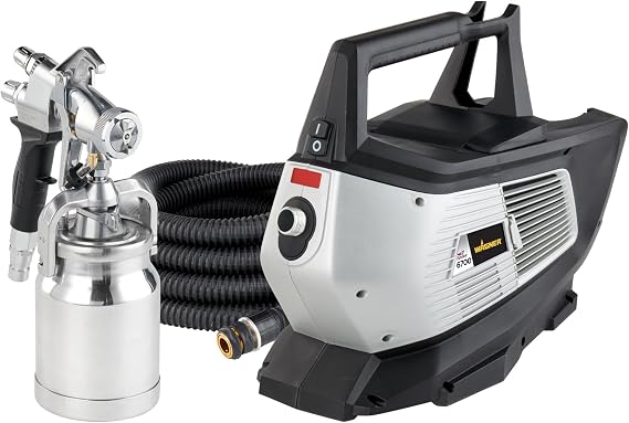 Earlex 6700 Stationary HVLP Finishing Sprayer, Pro 9 Gun for Woodworking