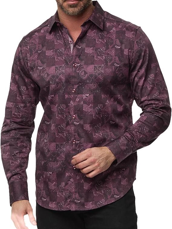 Robert Graham Men's Tourneau Long Sleeve Woven Button Down Shirt