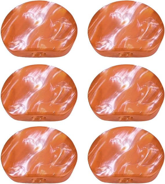 Tuning Button Red, 6Pcs Guitar Tuning Peg Tuners Machine Head Replacement Tuner Buttons Knobs Set for Guitar Accessory[#2]