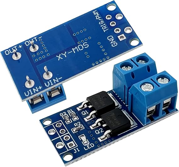 11PCS MOSFET Switch Driver Module, DC 5V-36V 15A (30A Peak 400W) PWM Control for Motors & LED Strips, Low Heat Design, Compatible with Arduino/Raspberry Pi
