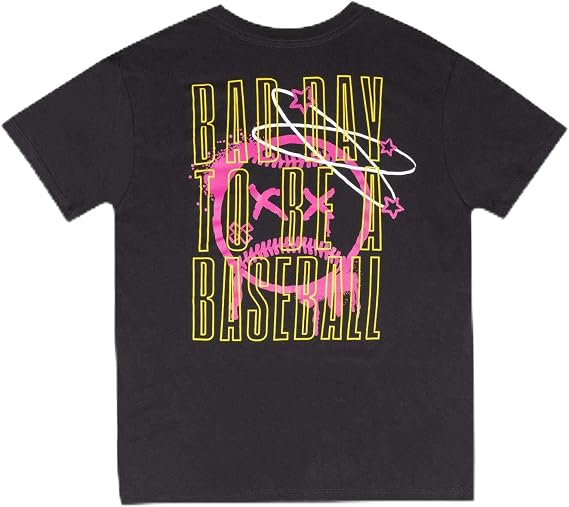 Baseballism Youth Baseball Bat Bros Bad Day to Be a Baseball T-Shirt