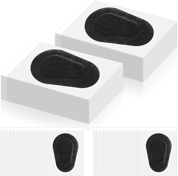 Panitay 40 Pcs Eye Patches for Adults,3 X 2 Inch,Black | Disposable Breathable Medical Bandage, Adhesive Design for Amblyopia Lazy Correction Therapy, Daily Use Patches