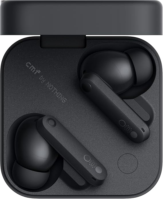 Nothing CMF by Nothing Buds Pro 2 – Kablosuz Kulaklık, HiFi Ses, 50 dB Akıllı Aktif Gürültü Azaltma, 6 HD Mikrofon ve Uzay Ses Efekti- Koyu Gri
