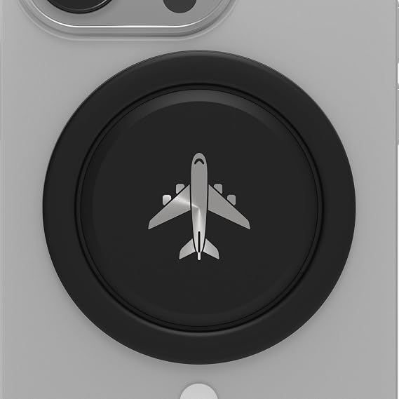 Tango Ultra Thin Grip for MagSafe: One Hand Open, Stand, 10x Expandable, Space Grade Steel, Removable for Wireless Charging. Half The Thickness, Twice The Fidget - Limited Edition: Black Jet