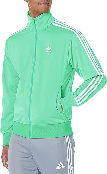 adidas Originals Men's Adicolor Classics Firebird Track Jacket, Green, Medium